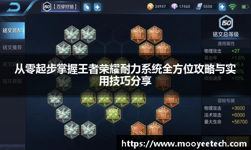 从零起步掌握王者荣耀耐力系统全方位攻略与实用技巧分享